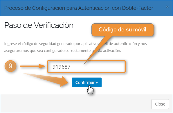 Two-Factor Paso 9